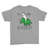 To The Disco (Unicorn Riding Triceratops) Youth Tee