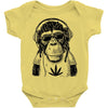 monkey hipster Baby Onesie