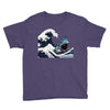 Great White Wave Shark Youth Tee