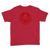 red skull logo avengers marvel comics gift Youth Tee