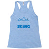 i'd rather be skiing Racerback Tank
