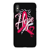 breast cancer awareness hope ribbon heart iPhoneX