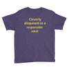 cleverly disqused as a respon Youth Tee