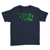 santa green glitter Youth Tee