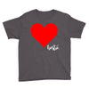 Besties Heart Family Matching Youth Tee