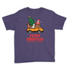 family christmas tis the season to be merry Youth Tee