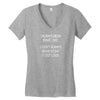 i always mean what i say V-neck tee