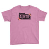 blessed aunitie with flower Youth Tee