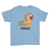 yoga pug exhale Youth Tee