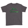 merry christmas green glitter Youth Tee