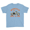 motorcycles born to ride Youth Tee