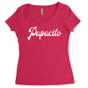 papacito Women's Triblend Scoop T-shirt