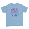 don't be jealous just because i'm a super cute november girl Youth Tee