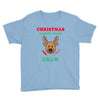 christmas baking team crew rudolph Youth Tee