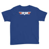 top gun logo cool retro Youth Tee