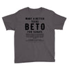 want a better texas black Youth Tee