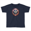 cotton captain america shield distressed, ideal gift or present Toddler T-shirt