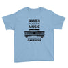 driver picks the music passenger shuts his cakehole Youth Tee