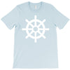 steering wheel sail boat funny T-Shirt