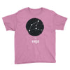 Virgo Zodiac Sign Minimal Design Youth Tee