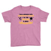 I Love Someone With Childhood Cancer To The Moon And Back To Infinity Youth Tee