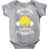 Trainning To Go Super Saiyan Baby Onesie