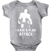 I Have A Plan Attack Baby Onesie