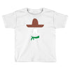 ladies sombrero  funny retro mexico mustache designer Toddler T-shirt