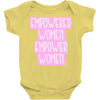 empowered women 2 Baby Onesie