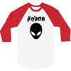alien funny tshirt 3/4 Sleeve Shirt