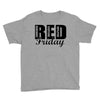 red friday black logo Youth Tee