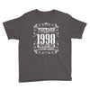 vintage made in 1998 perfectly aged a living legend Youth Tee