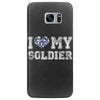 i love my soldier navy camouflage Samsung Galaxy S7 Edge