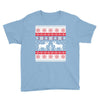 reindeer christmas ugly sweater Youth Tee