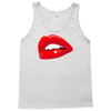 lips red kiss passion girl Tank Top