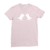 trex i love you this much Ladies Fitted T-Shirt