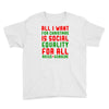 all i want for christmas Youth Tee