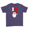 i love santa noel Youth Tee