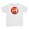 route 66 sign distressed, ideal birthday gift or present Youth Tee