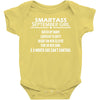 Smartass September Girl Baby Onesie