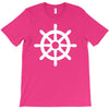 steering wheel sail boat funny T-Shirt