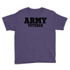 army veteran black logo Youth Tee