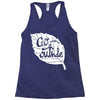 go outside Racerback Tank