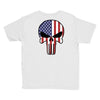 skull u.s.a. back Youth Tee