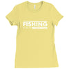 fishing Ladies Fitted T-Shirt