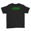 black funny glow in dark glowing Youth Tee
