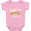 queens are born in june Baby Onesie