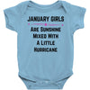 January Girls Baby Onesie