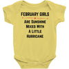 February girls Baby Onesie