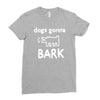 the janoskians dogs gonna bark Ladies Fitted T-Shirt